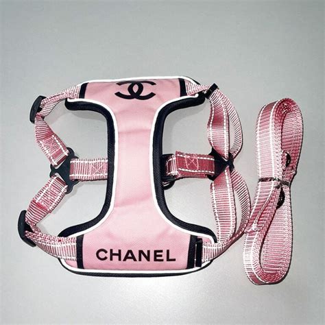 replica chanel pet carrier|chanel dog harness.